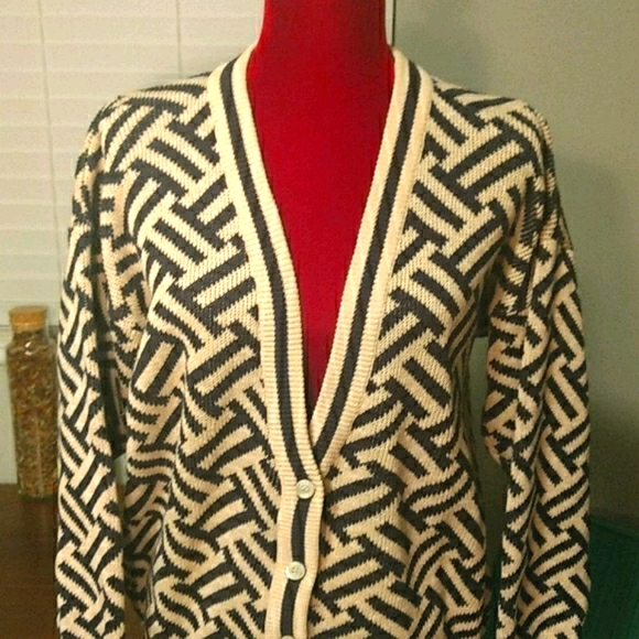 Perry Ellis Portfolio Knitted Cardigan - Picture 3 of 7